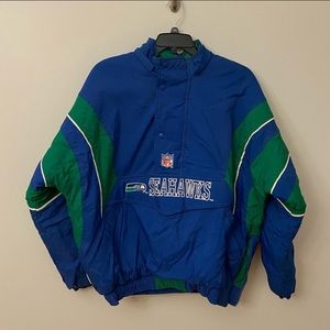 Vintage Seattle Seahawks Puffy Parka Starter NFL
